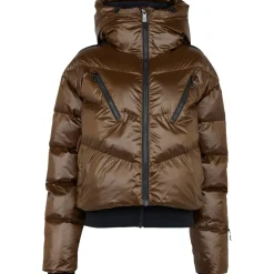 Ski Jassen|Wintersport-8848 Altitude  Noelle winterjas dames cashmere brown