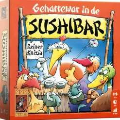 999 Games  Geharrewar in de Sushibar dobbelspel< Buitenspelen & Spelletjes