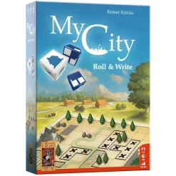 999 Games  My City Roll & Write dobbelspel< Buitenspelen & Spelletjes