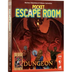 Buitenspelen & Spelletjes-999 Games  Pocket Escape Room: Dungeon kaartspel