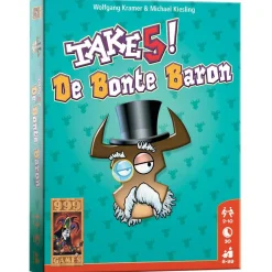 Buitenspelen & Spelletjes-999 Games  Take 5! - De Bonte Baron kaartspel