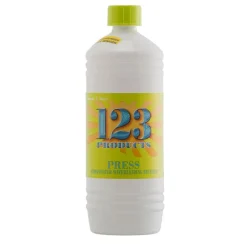 123 Products  Press schoonwatertank en -leiding reiniger 1 liter< Schoonmaakartikelen