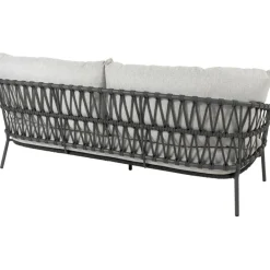 4 Seasons Outdoor  Calpi loungebank anthracite zwart< Tuinbanken