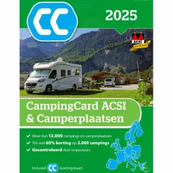 Reisboeken & Kaarten-Acsi CampingCard & Camperplaatsen campinggids 2025