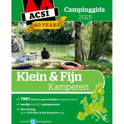Acsi Klein & Fijn Kamperen campinggids 2025< Reisboeken & Kaarten