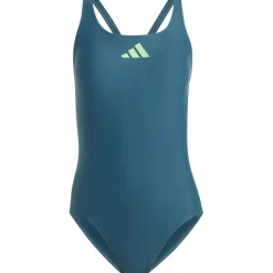 adidas 3 Bar Logo badpak dames arctic night lucid lime< Badpakken