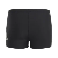 adidas 3 Bar Logo zwemboxer junior black white< Zwembroek