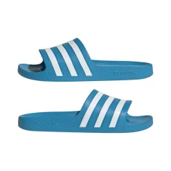 Badslippers|Slippers-adidas Adilette Aqua slippers solar blue cloud white