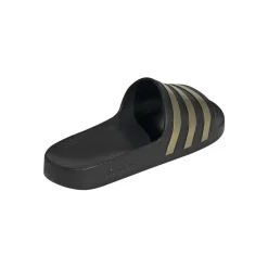 Badslippers|Slippers-adidas Adilette Aqua slippers core black gold metallic