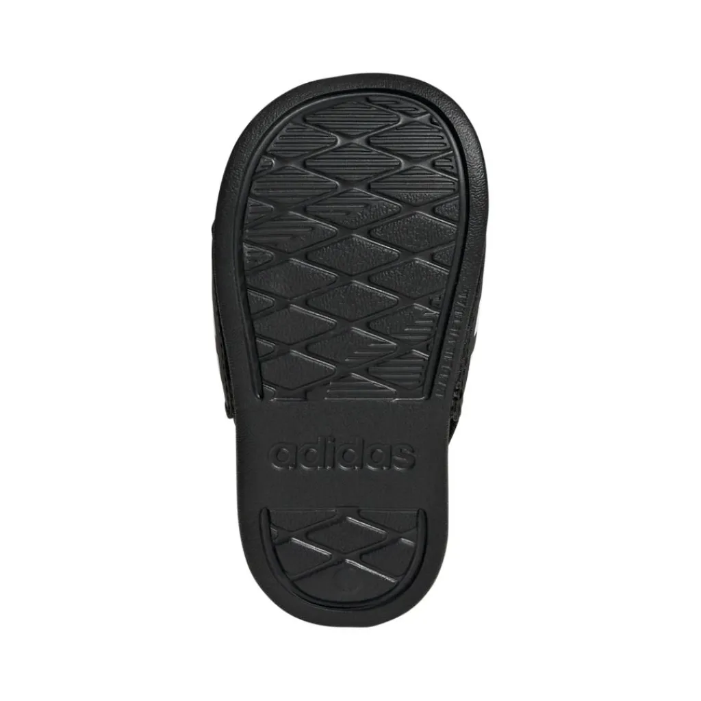 Badslippers|Slippers-adidas Adilette Estrap slippers junior peuter black