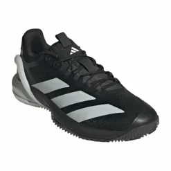 Tennisschoenen-adidas Adizero Cybersonic 2 Clay tennisschoenen heren core black zero metalic carbon