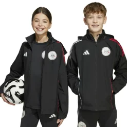 Voetbalkleding-adidas Ajax Tiro 25 trainingsjack junior black
