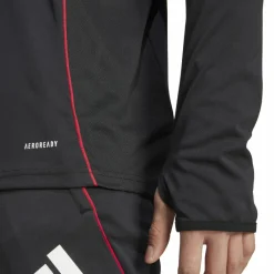 adidas Ajax Tiro 25 trainingsshirt heren black white bold red< Voetbalkleding