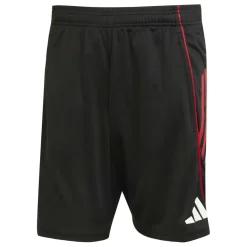 Voetbalkleding-adidas Ajax Tiro 25 voetbalbroekje heren black white bold red
