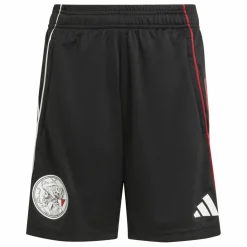 Voetbalkleding-adidas Ajax Tiro 25 voetbalbroekje junior black white bold red