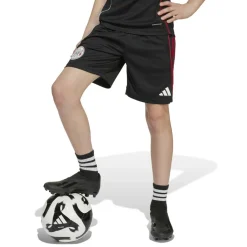 Voetbalkleding-adidas Ajax Tiro 25 voetbalbroekje junior black white bold red