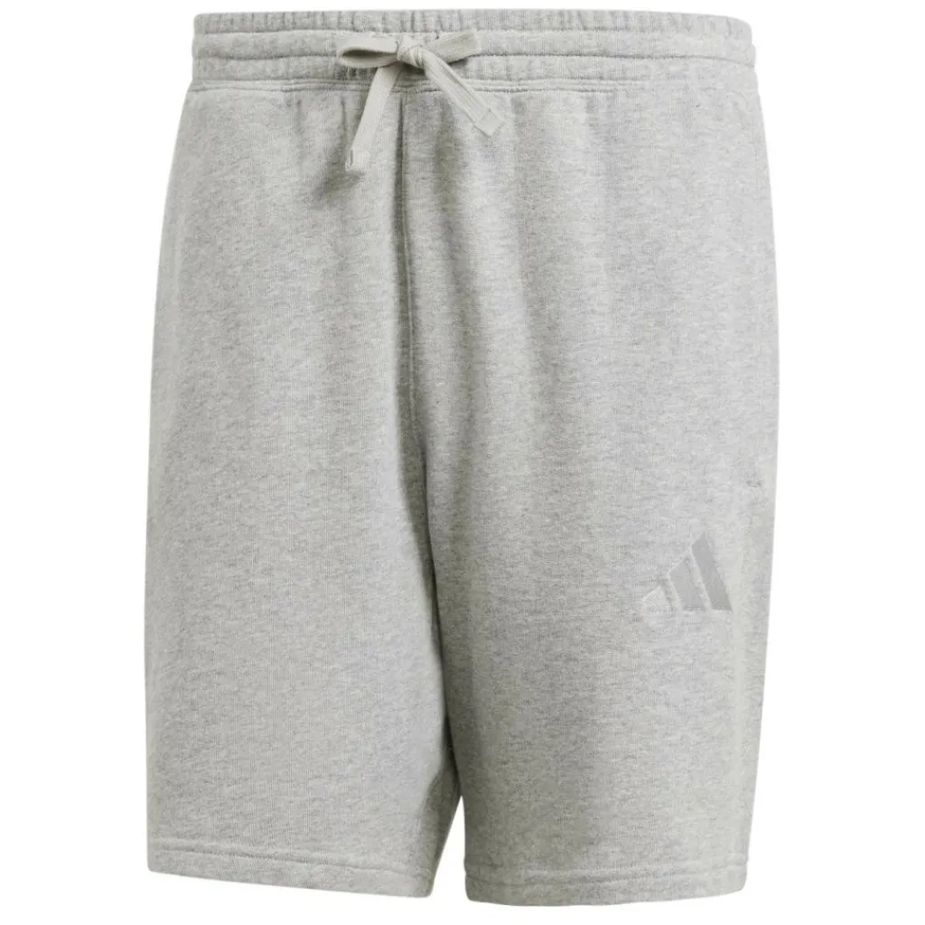 Broeken-adidas ALL SZN French Terry short heren medium grey heather