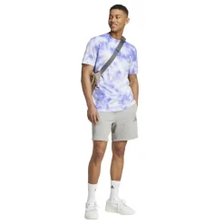 Broeken-adidas ALL SZN French Terry short heren medium grey heather