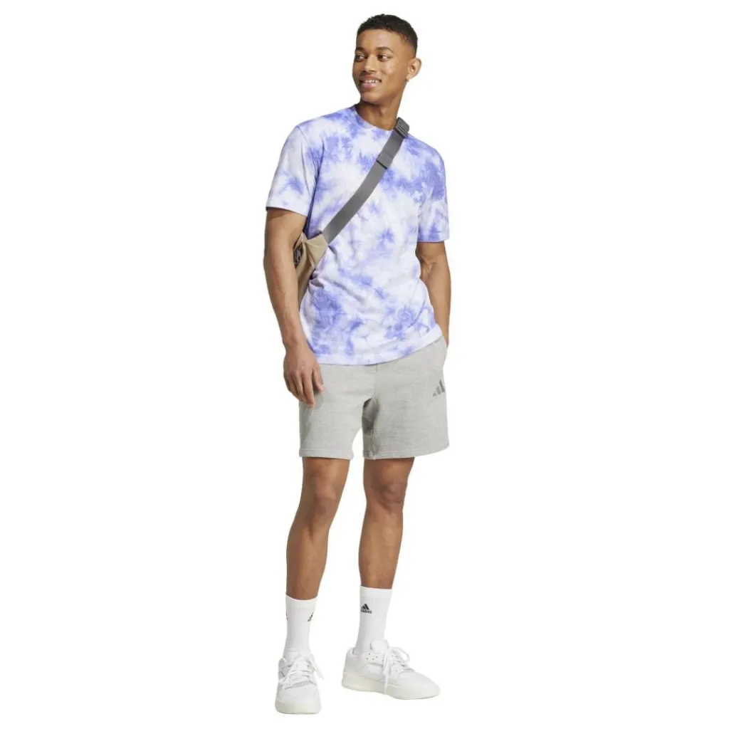 Broeken-adidas ALL SZN French Terry short heren medium grey heather