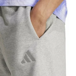 Broeken-adidas ALL SZN French Terry short heren medium grey heather