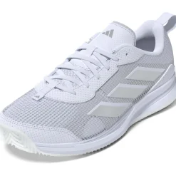 Tennisschoenen-adidas Avaflash tennisschoenen dames cloud white cloud white silver metallic