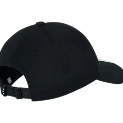 Tenniskleding-adidas Baseball 3-Stripes Twill tennispet black - L