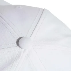 Tenniskleding-adidas Baseball 3-Stripes Twill tennispet white - L