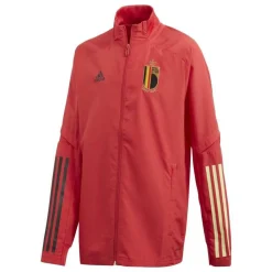 Voetbalkleding-adidas België presentation trainingsjack junior glory red