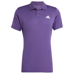 Tenniskleding-adidas Climacool Freelift tennispolo heren burgundy