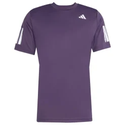 adidas Club Climacool 3-Stripes tennisshirt heren  burgundy< Tenniskleding