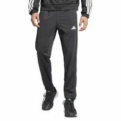 Tenniskleding-adidas Club 3-stripes knitted trainingsbroek heren black