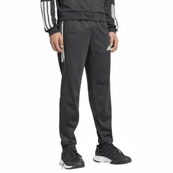 Tenniskleding-adidas Club 3-stripes knitted trainingsbroek heren black