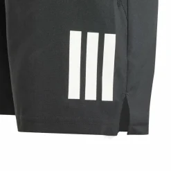 Tenniskleding-adidas Club 3-stripes tennisshort junior black
