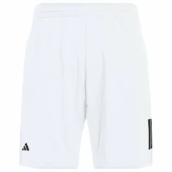 Tenniskleding-adidas Club 3-stripes tennisshort heren white