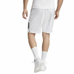 Tenniskleding-adidas Club 3-stripes tennisshort heren white