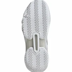 Tennisschoenen-adidas Courtjam Control 3 Clay tennisschoenen dames cloud white silver metallic grey one
