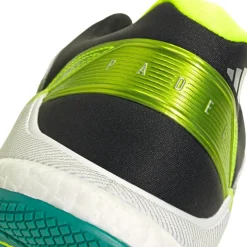 adidas Crazyquick Boost padelschoenen heren cloud white core black lime burst< Padelschoenen