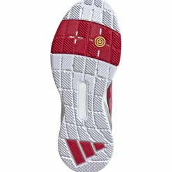 Padelschoenen-adidas Crazyquick Lightstrike padelschoenen dames lucid pink silver metallic lucid red