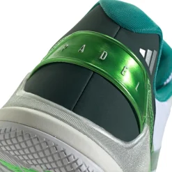 Padelschoenen-adidas Crazyquick padelschoenen heren cloud white aurora ivy lime burst