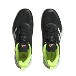 Tennisschoenen-adidas Defiant Speed Clay tennisschoenen heren core black off white bright royal