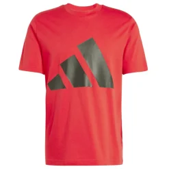 adidas Essentials Big Logo shirt heren pure ruby black< Shirts, Polo's & Blouses