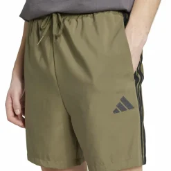 adidas Essentials 3-stripes Chelsea short heren olive strata black< Broeken