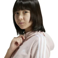 Truien & Vesten-adidas Essentials 3-Stripes vest junior sandy pink white