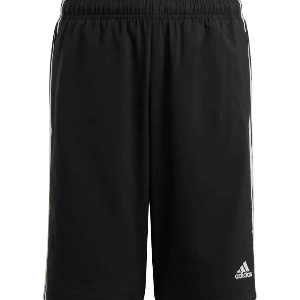 Broeken-adidas Essentials 3-Stripes Woven short junior black white