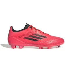 adidas F50 FG MG voetbalschoenen turbo aurora black platinum metallic< Voetbalschoenen