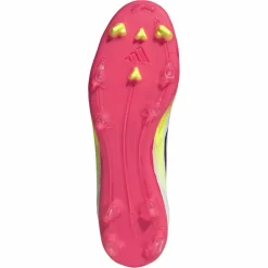 Voetbalschoenen-adidas F50 League FG MG Mid voetbalschoenen heren cloud white core black solar yellow