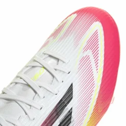 Voetbalschoenen-adidas F50 League FG MG Mid voetbalschoenen heren cloud white core black solar yellow