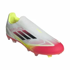 Voetbalschoenen-adidas F50 League FG MG voetbalschoenen heren cloud white core black solar yellow