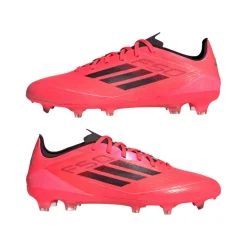 Voetbalschoenen-adidas F50 Pro FG voetbalschoenen turbo aurora black platinum metallic