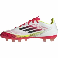 adidas F50 Pro MG voetbalschoenen heren cloud white core black solar yellow< Voetbalschoenen